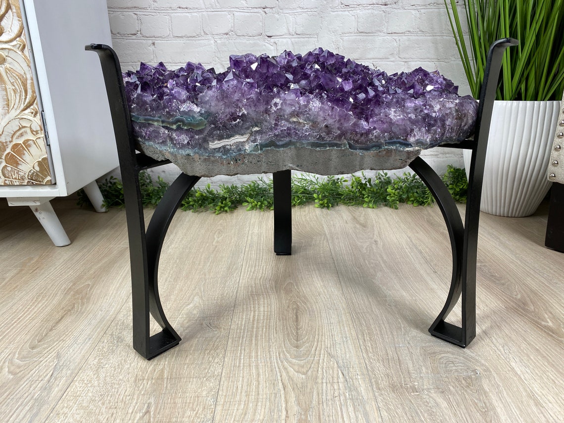 Extra Quality Amethyst Coffee Table 77.2 lbs & 15.8 Etsy