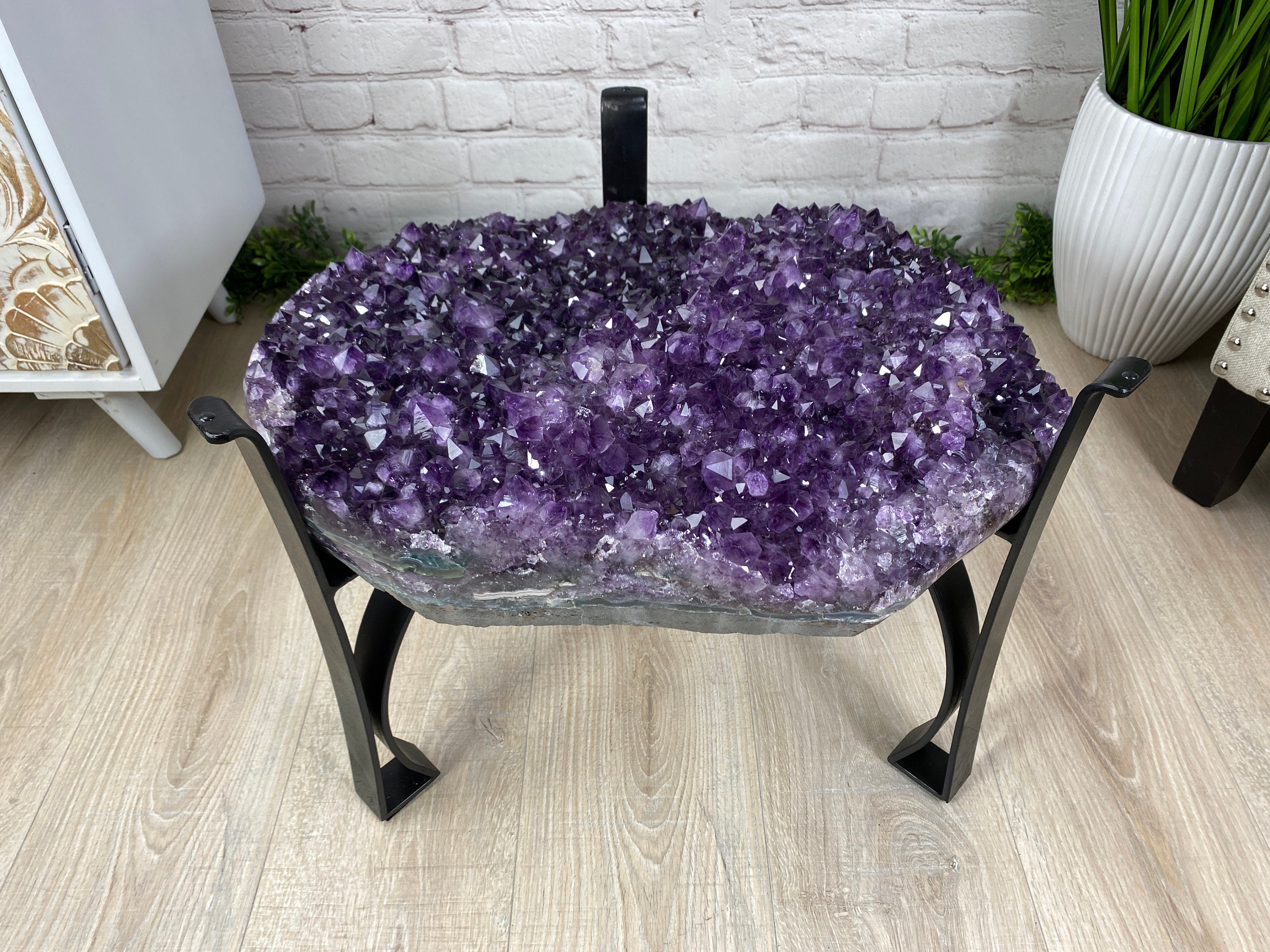 Extra Quality Amethyst Coffee Table 77.2 lbs & 15.8 Etsy