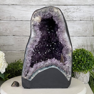Extra Quality Brazilian Amethyst Cathedral, 30.7 lbs & 13.5&quot; Tall #5601-1124 by Brazil Gems
