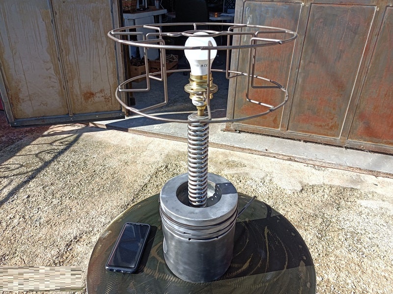 Lampe en Métal Piston