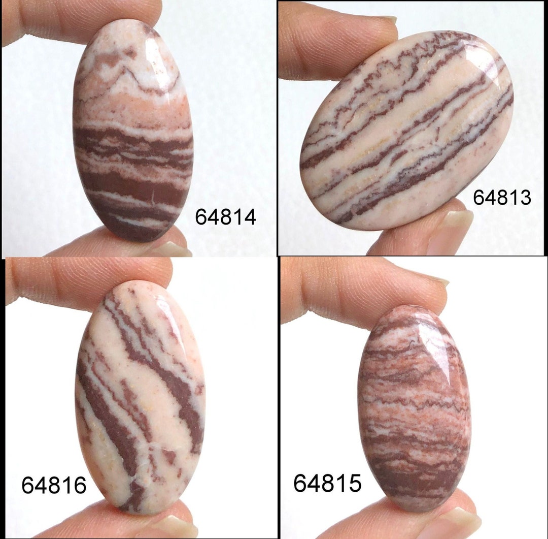 Zebra Jasper Gemstone Cabochon Natural Semi Precious Gemstone - Etsy