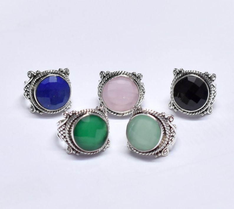 925 Sterliing Silver Ring Briolette Ring Stackable Rings Vintage Ring Christmas Sale Boho Ring Lapis Lazuli Jewelry Lapis Lazuli Ring