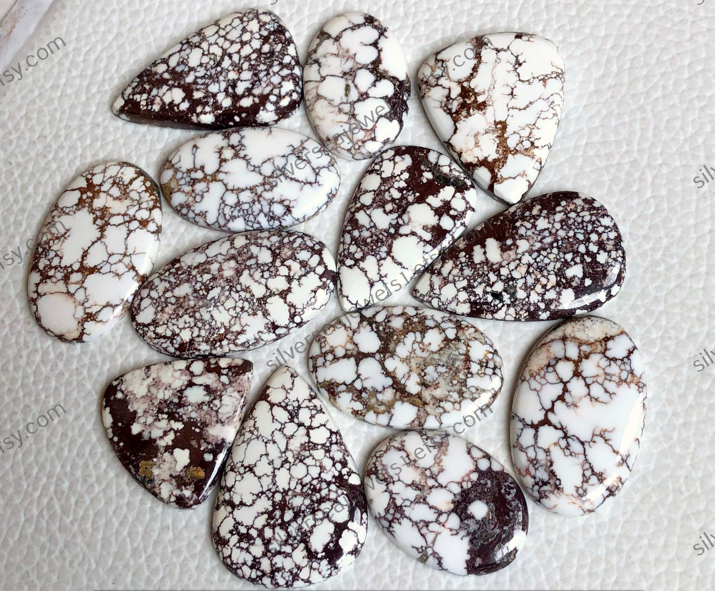 Natural Wild Horse Jasper Cabochon Wholesale Lot, Mix Shapes and