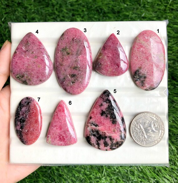 ロードナイト カボション、ジュエリーや工芸品作りのための天然 