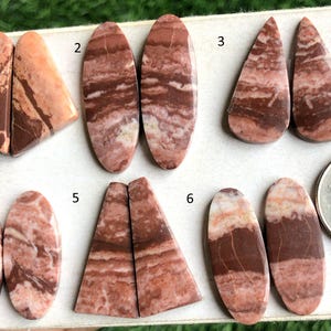 Chocolade jaspis cabocho, fantastische kwaliteit chocolade jaspis edelsteen voor het maken van sieraden, handgemaakte cabochon, helende edelsteen lot 88
