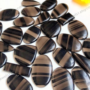 Natural Midnight lace Obsidian Cabochon Wholesale Lot, Mix Shapes and Size Midnight lace Obsidian Cabochon for jewelry making,