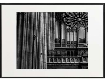 Stein&Orgel - Schwarzweiß Fotografie
