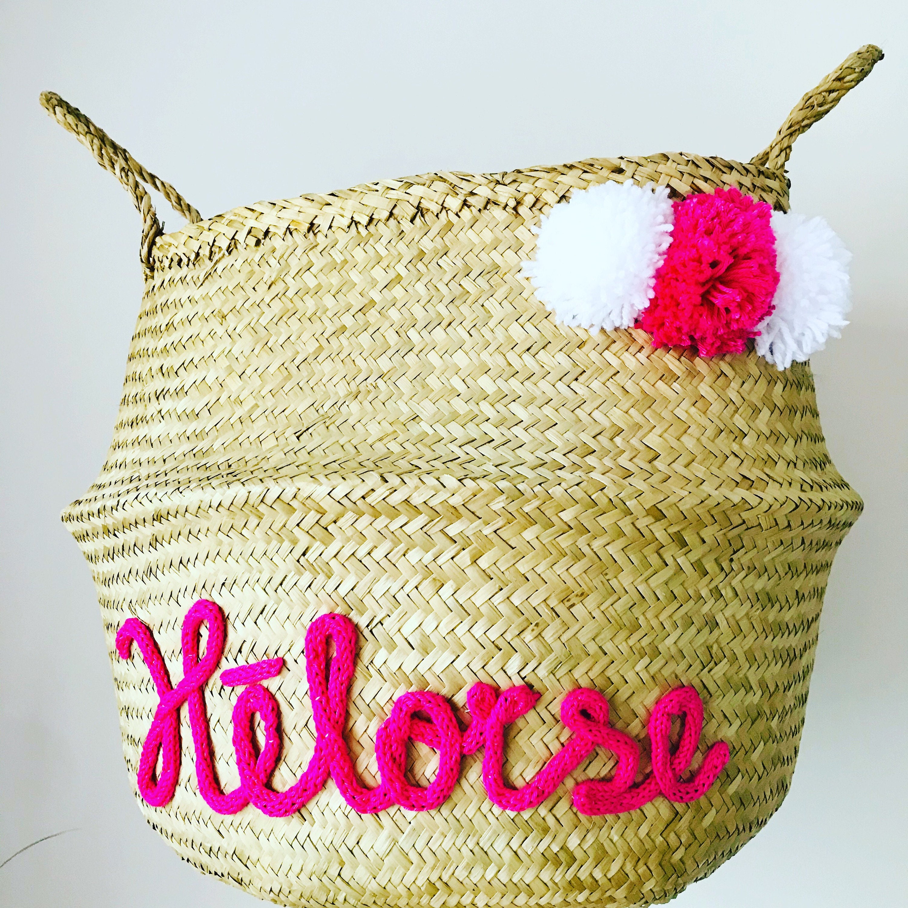 Panier Thaïlandais Boule Rangement Chambre Bébé Personnalisé