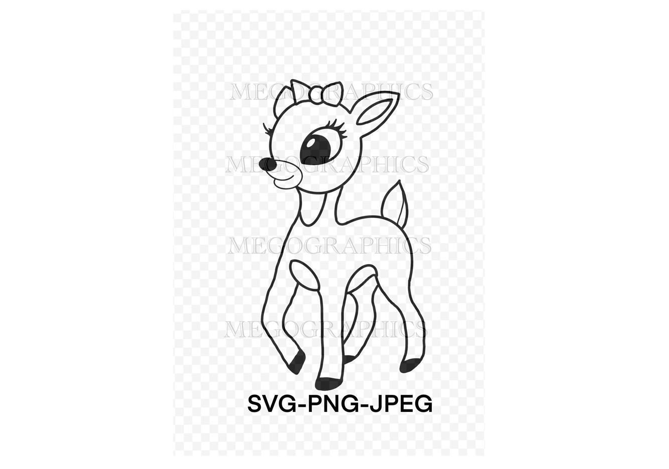 Rudolph The Red Nosed Reindeer And Clarice Coloring Pages