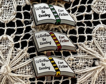 Magical House Reading Fan Fiction Hard Enamel Pin