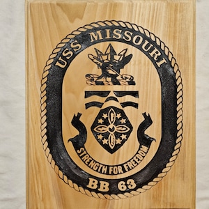 USS Missouri Ships Crest