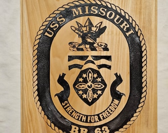 USS Missouri Ships Crest