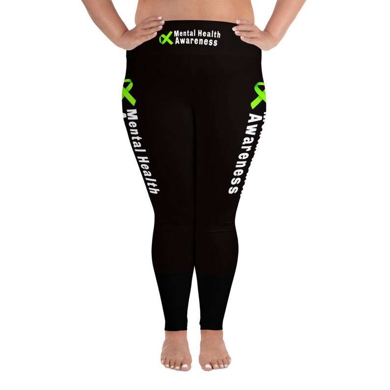 Mental Health Awareness Plus Size Leggings Mental Health Awareness Month Mental Health Matters Capri Leggings Suicide Prevention Awareness C