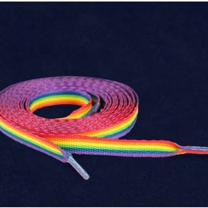 Rainbow Pride Shoelaces