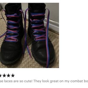 Bisexual Pride Shoelaces image 6