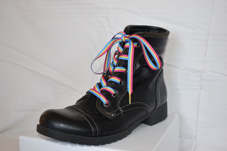 Pansexual Pride Shoelaces image 3
