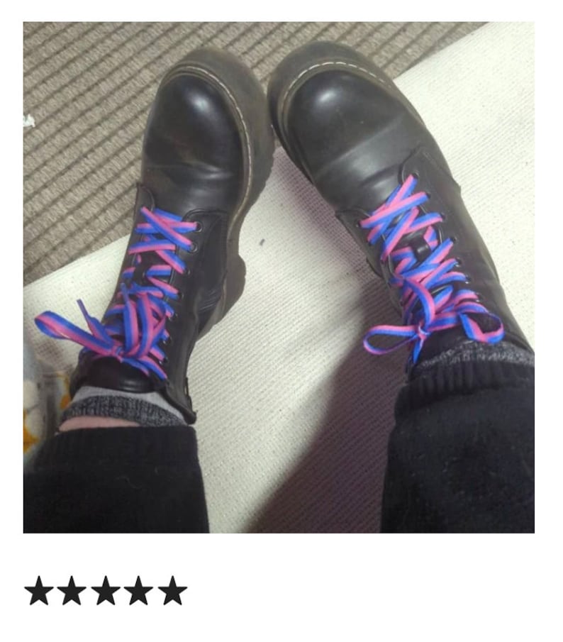 Bisexual Pride Shoelaces image 3