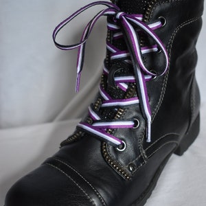 Asexual Pride Shoelaces image 4