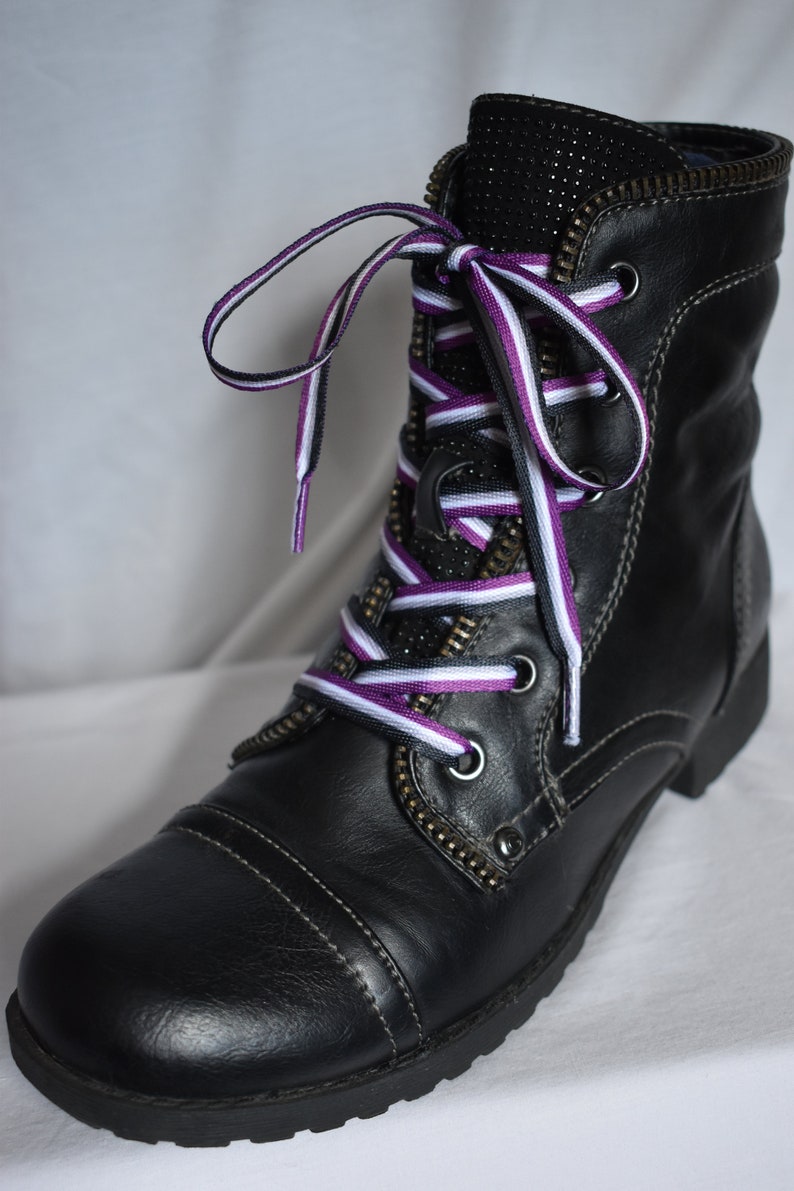 Asexual Pride Shoelaces image 4