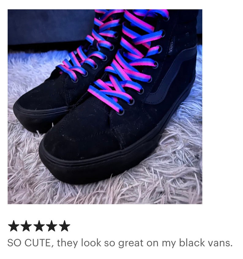 Bisexual Pride Shoelaces image 5