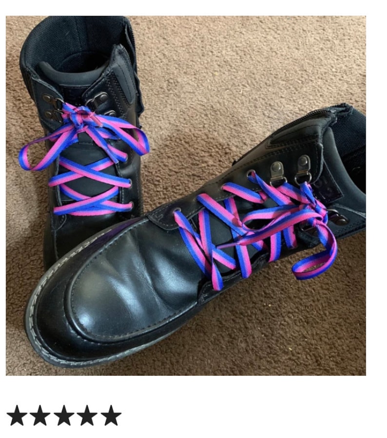 Bisexual Pride Shoelaces image 4