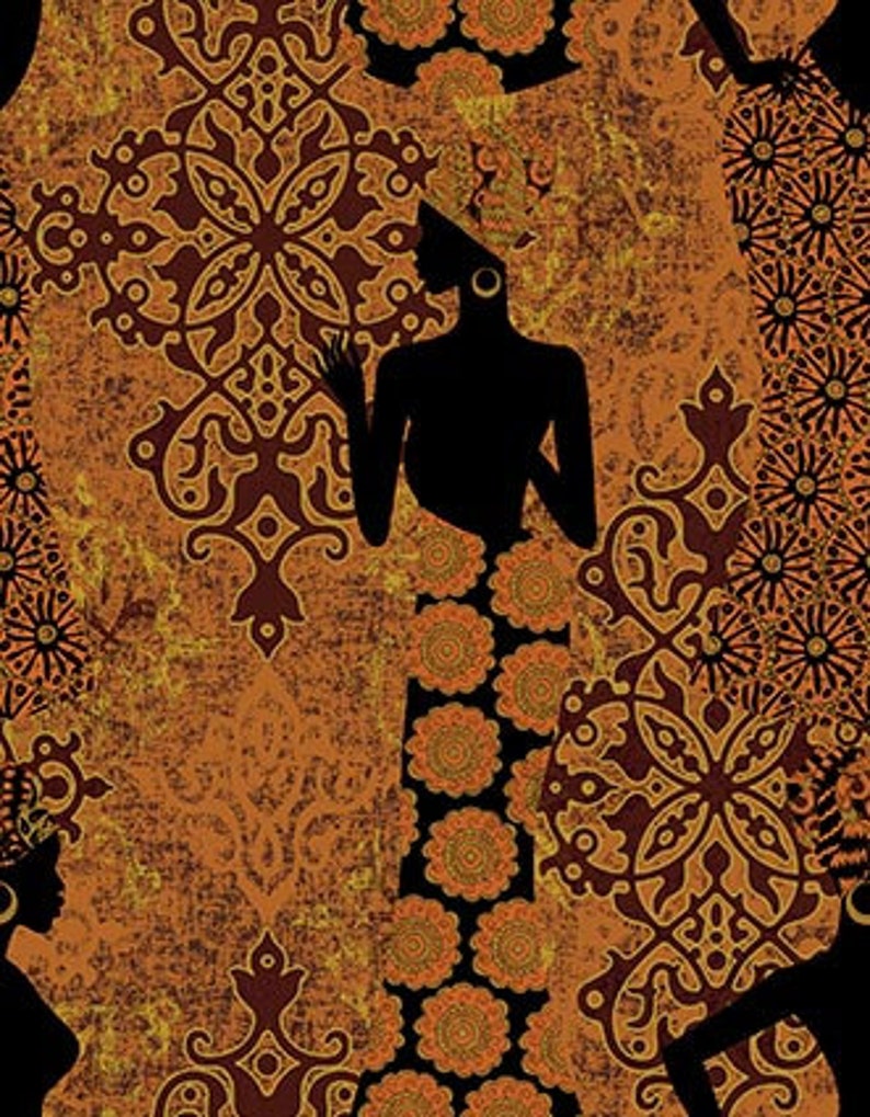 Africaninspired Wallpaper 180gsm nonwoven paste the wall Etsy