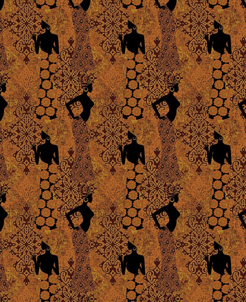 Africaninspired Wallpaper 180gsm nonwoven paste the wall Etsy