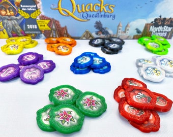 Removable Double-Sided Token Cases for Quacks of Quedlinburg