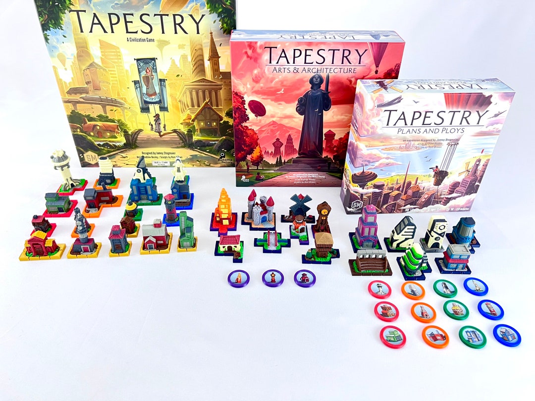 Tapestry Board Game STL Files for Dexlue Snapon Landmark Bases