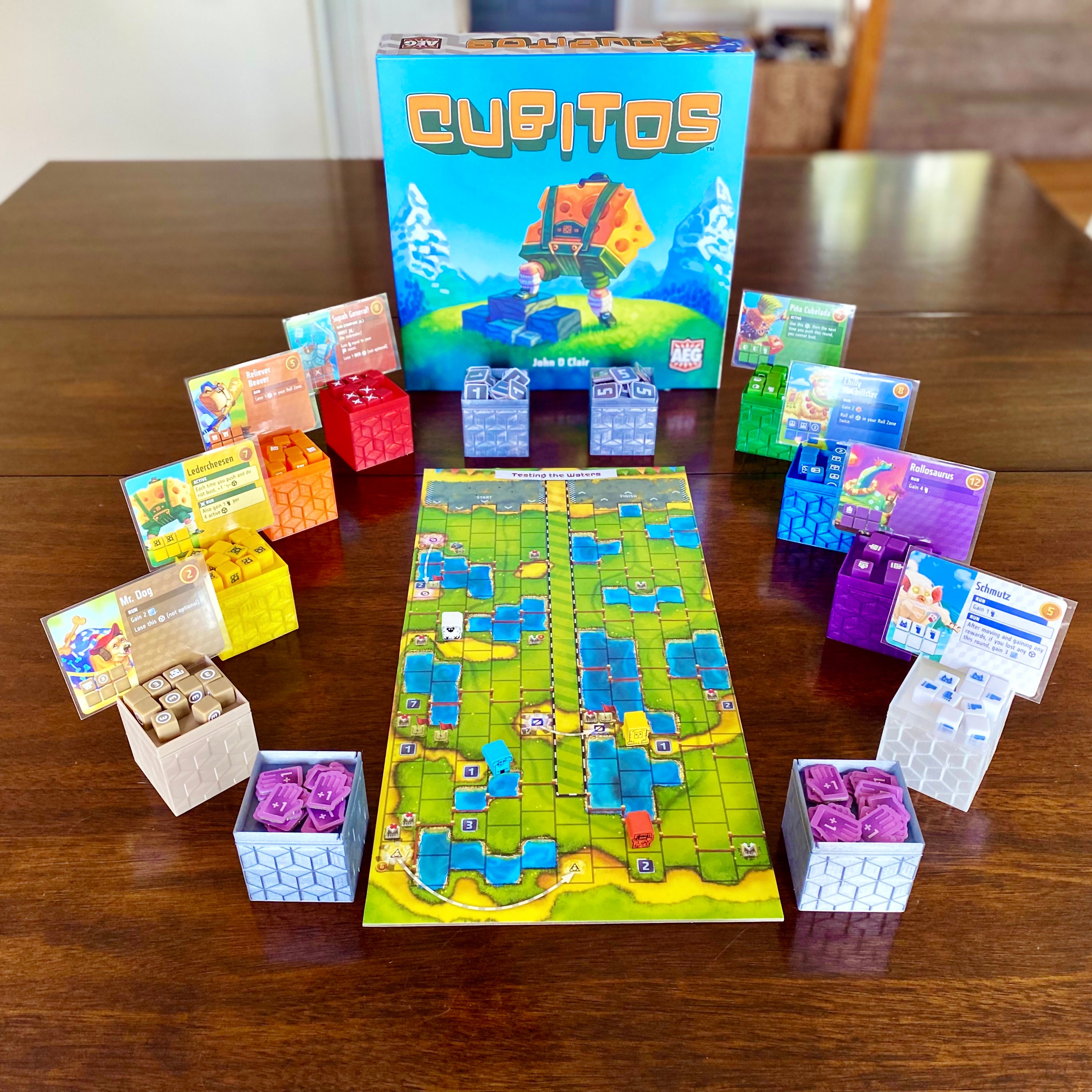 Cubitos - No Lid Lift - Deluxe 3D Printed Box Replacements, Includes ...