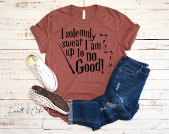 I solemnly swear that I am up to no good tshirt / HP Shirt / Universal Vacation / I solemnly swear I am up to no good