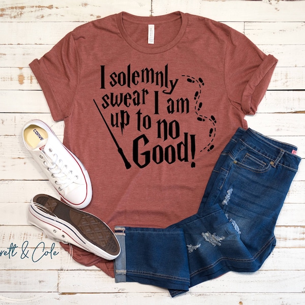 I solemnly swear that I am up to no good tshirt / HP Shirt / Universal Vacation / I solemnly swear I am up to no good