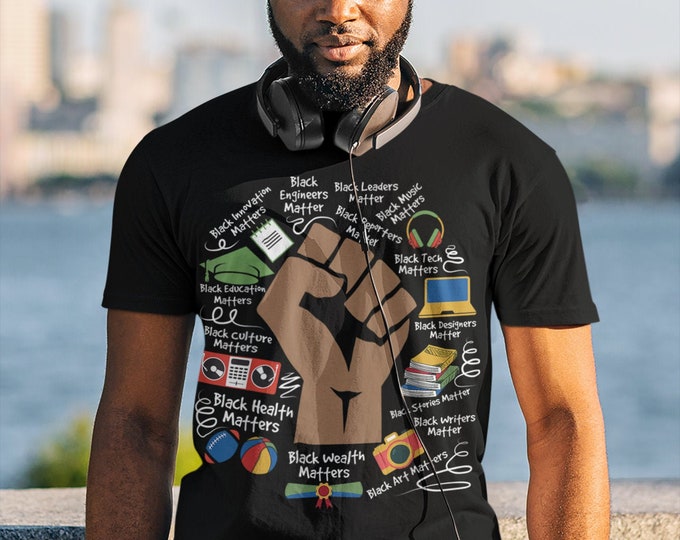 Featured listing image: Black Matters | Black History Month Short-Sleeve Unisex T-Shirt