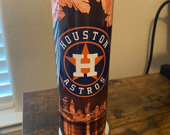 Houston | Baseball Fan | Gift for Her | Gift for Him | Personalized Tumbler | Tumbler with straw | Printed Tumbler