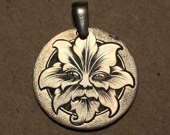 Green man token