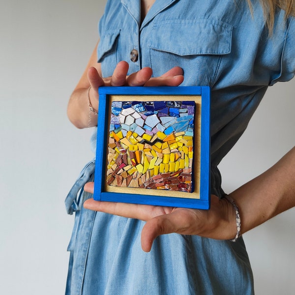 Van Gogh a mosaico, riproduzione quadro Van Gogh, decorazione per parete