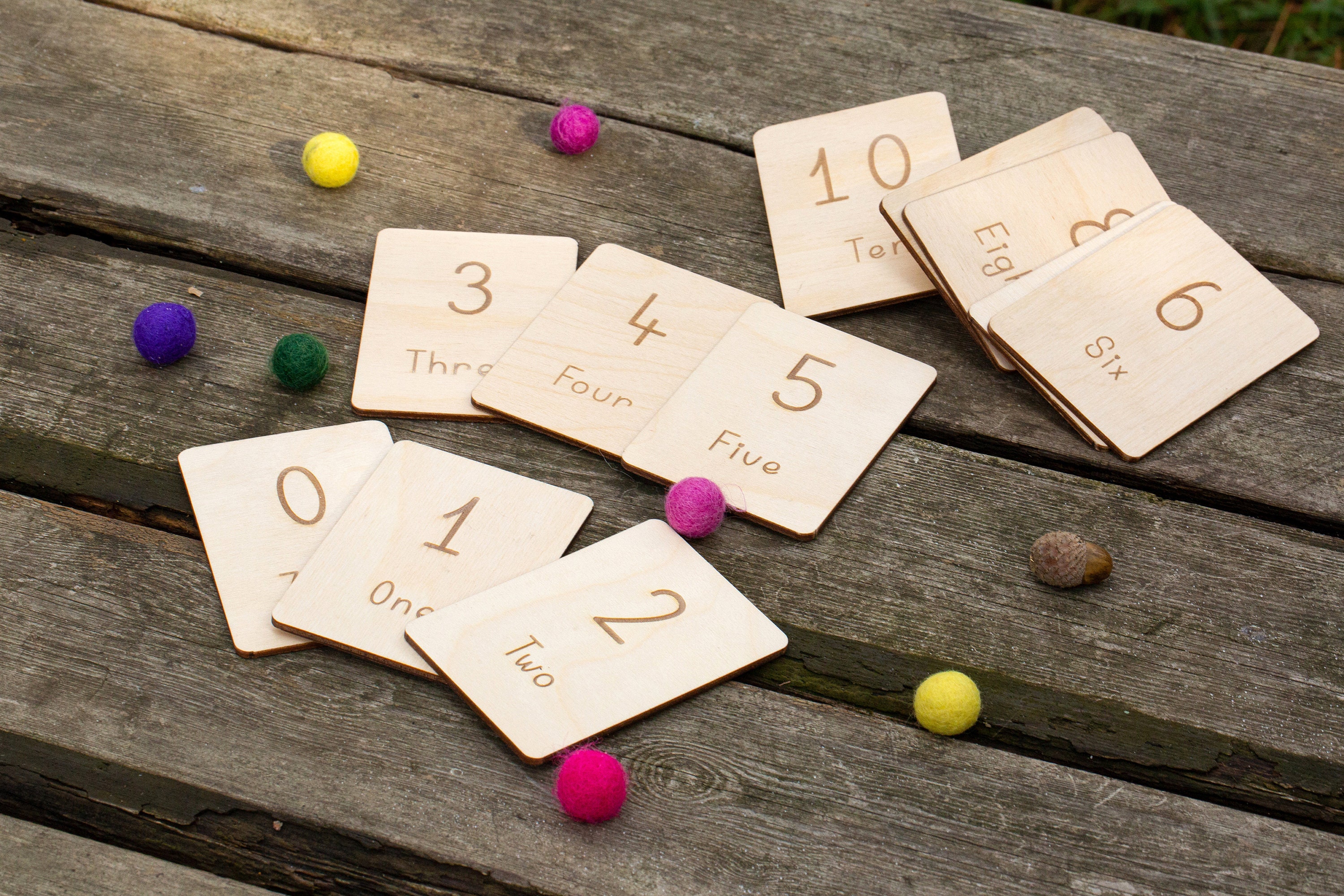 Montessori Learning Tray Set Wooden Sand Tray Wooden Number - Etsy UK