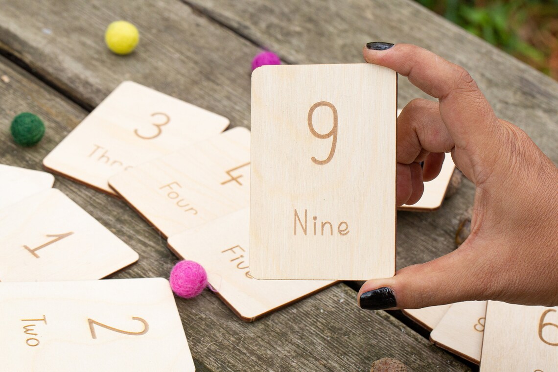 Wooden Counting and Sand Tray, Wooden Math Calculator, First Grade Gift ...