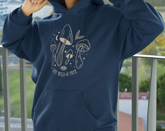 Weirdcore Clothing, Cottagecore Hoodie, Goblincore Hoodie, Fairycore Hoodie, Enchanted Forest, Fairycore Clothing, Mushroom Hoodie