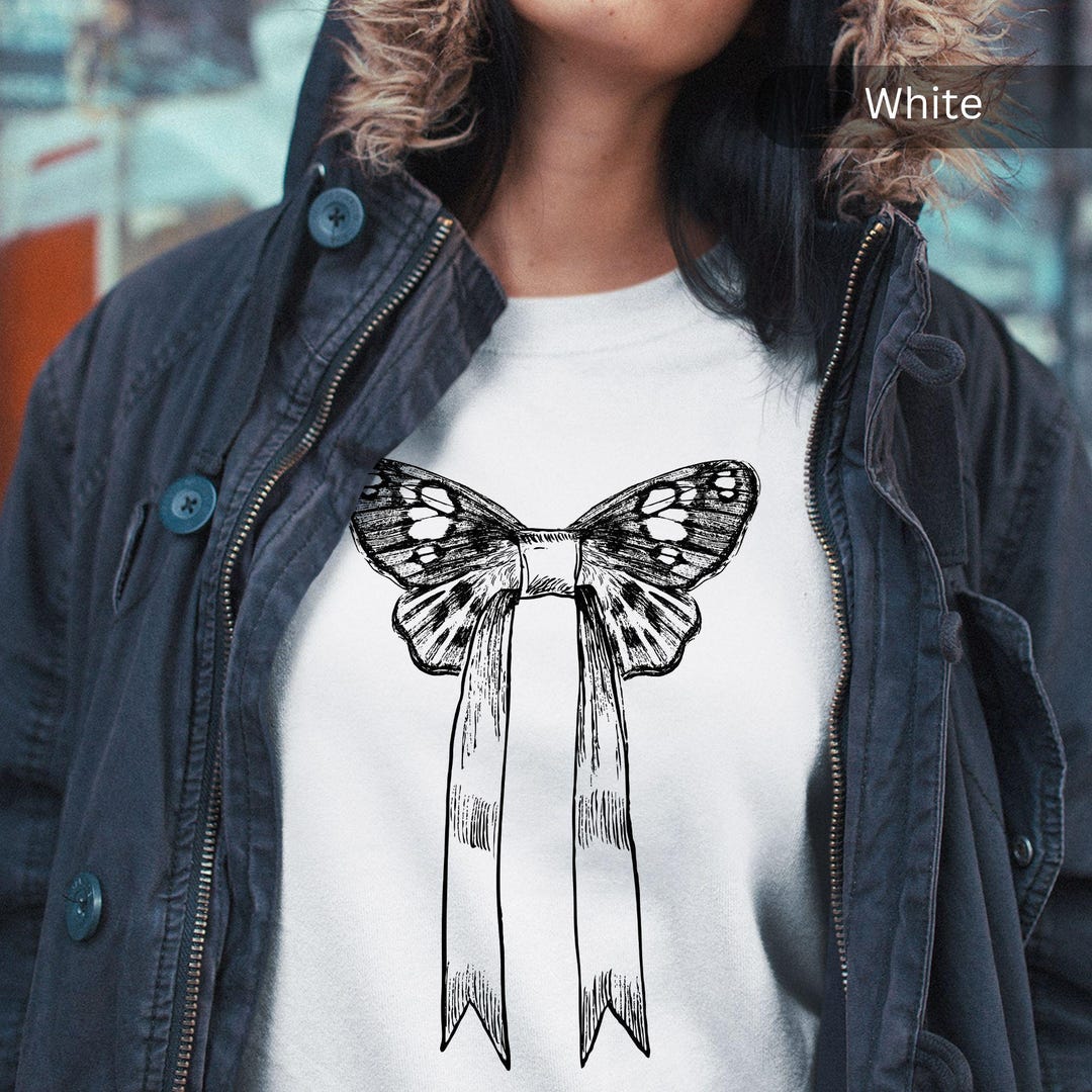 Moth Wings Fairy Grunge Moth Ribbon Sweater Cecropia Moth Sweater ...