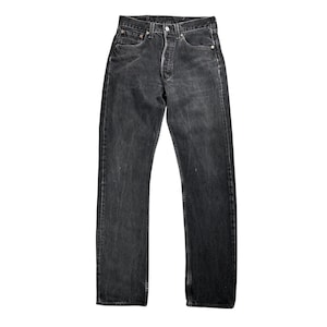 Levi&#39;s 501 Made in USA Vintage 90s Gray Wash Denim Jeans Men Size W31L34