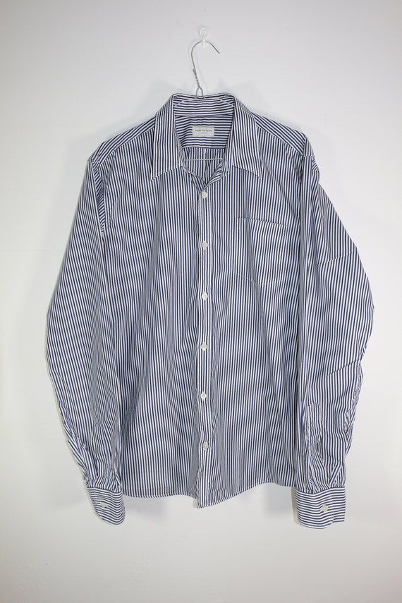Dries Van Noten Striped Button Up Shirt Lightweigh