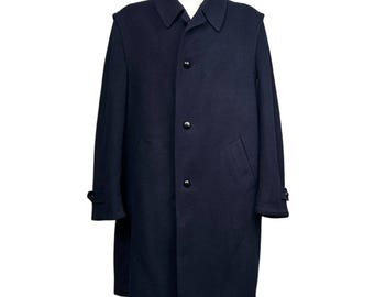 Vintage 70s/80s Sears Wool Coat Gray Men's Size Large/42