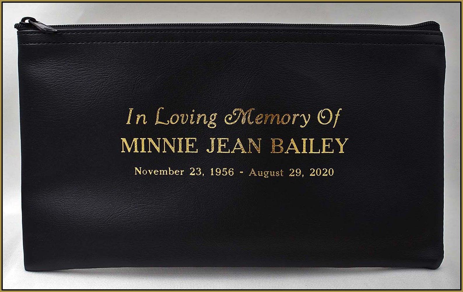 In Loving Memory of Bag Tribute Pouch Memorial Purse Etsy