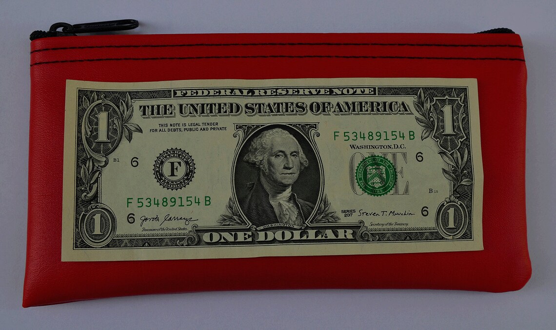 Personlaized Custom Vinyl Money Bag Zipper Wallet Coin Purse Etsy