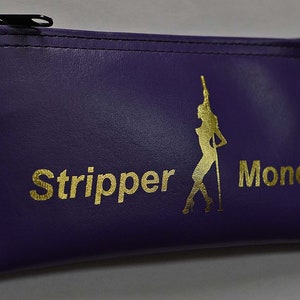 Personalized Pole Dancer Exotic Stripper Purse Go Go Dance Performer Money Bag Eroitc Performer Cash Money Bag Pouch Tip Lap Dance