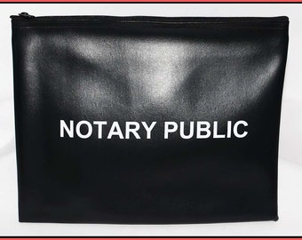 Notary Public Bag - Notary Public - Notary Public Storage Bag - Document Bag - Notary Public Materials Pouch