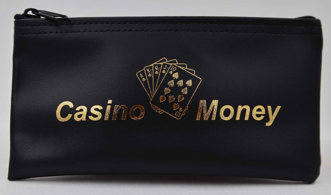 Casino Money Bag Poker Player Cash Purse Cash Wallet Poker Etsy