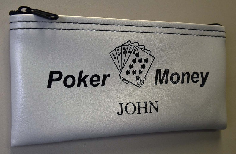 Personalized Poker Player Money Chip Bag Wallet Purse Gambling Etsy