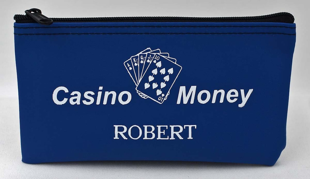 Personalized Casino Money Poker Chip Bag Gambling Cash Coin Token Purse
